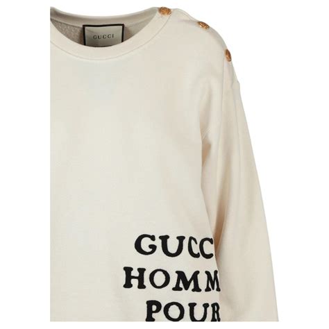 gucci homme pour femme sweatshirt|men's Gucci sweatsuit.